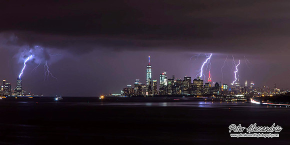 New York City Lightning Storm