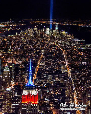 September 11th Tribute Lights 2016