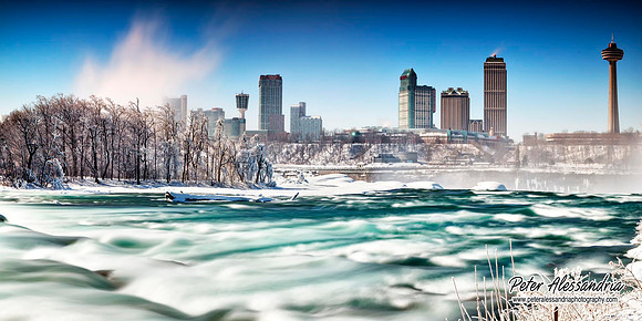 Niagara Falls frozen
