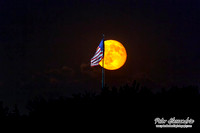 Statue of Liberty Blue Moon