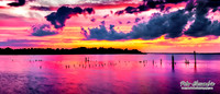 Summer Beach scenes sunset