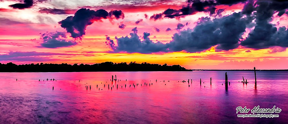 Summer Beach scenes sunset