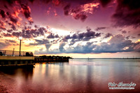 Summer Beach scenes sunset