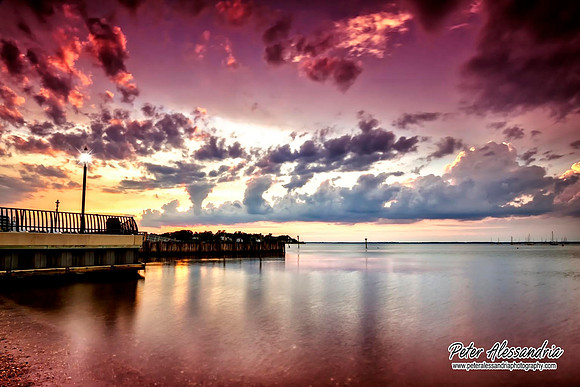 Summer Beach scenes sunset