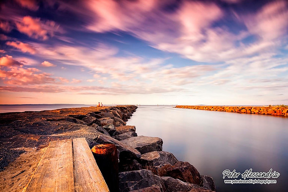 Summer Beach scenes sunset