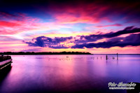 Summer Beach scenes sunset