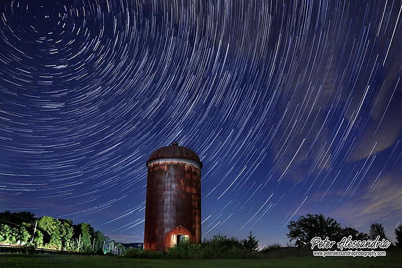 Farm Silo Star Trail 2