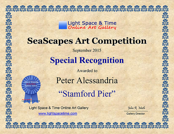 Special Recog SEASCAPES 2015 AWARD CERT