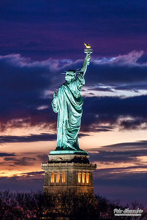 Statue of Liberty Sunrise