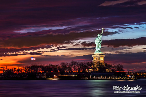 Statue of Liberty Sunrise