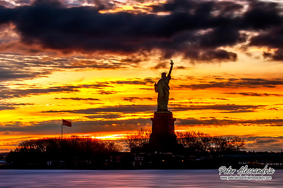 Statue of Liberty Sunrise