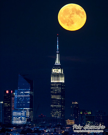 Empire State Building Sturgeon Full Moon