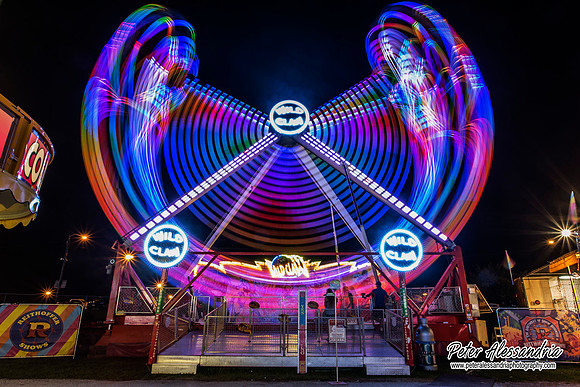 Carnival Rides at Night