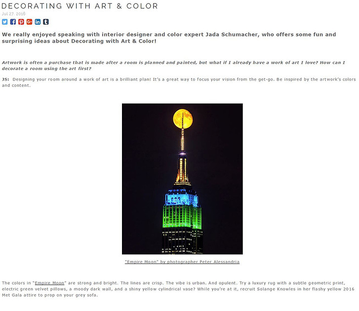 Decorating with Art & Color