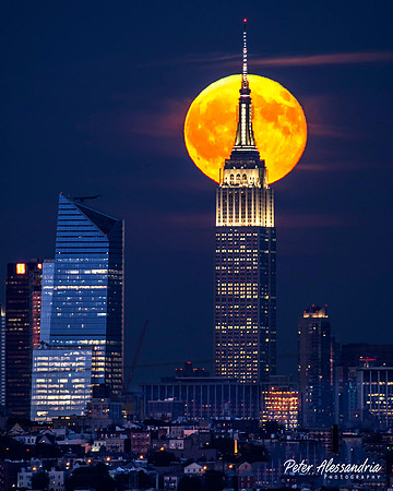 Empire State Building Sturgeon Full Moon