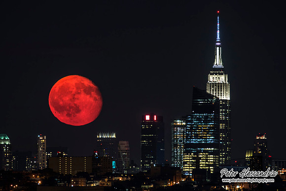 Buck Moon Over New York City