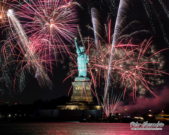 Statue of Liberty Fireworks