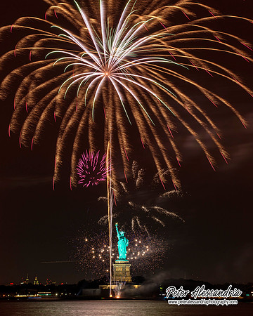 Statue of Liberty Fireworks