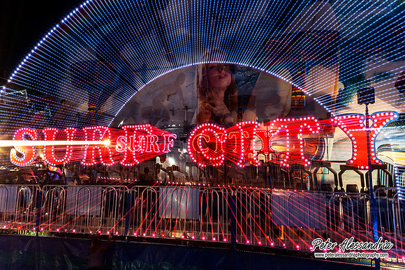 Carnival Rides at Night