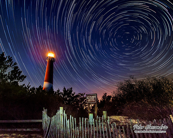 Milky Way Galaxy Star Trails