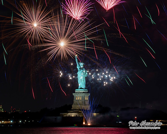 Statue of Liberty Fireworks