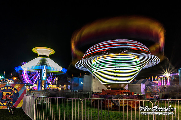 Carnival Rides at Night