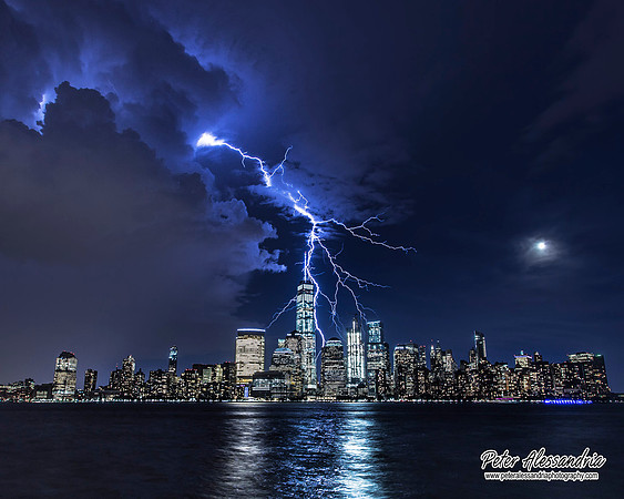 One World Trade Center Lightning
