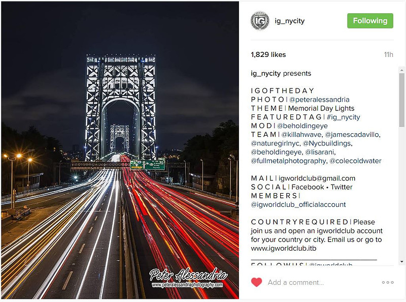 George Washington Bridge Memorial Day 2016