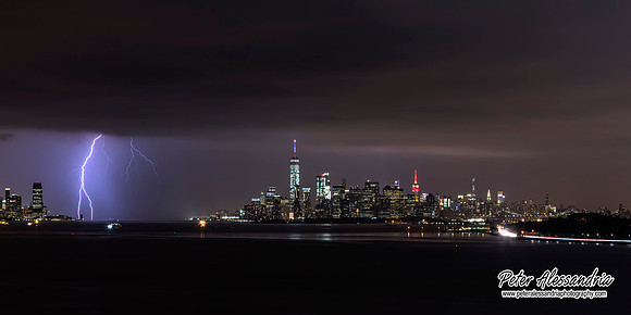 New York City Storm Lightning