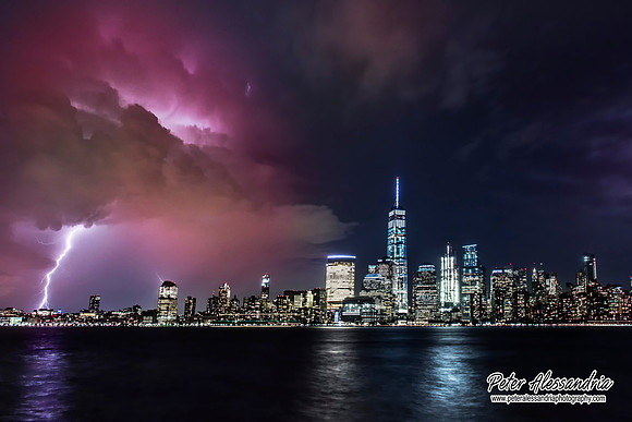One World Trade Center Lightning