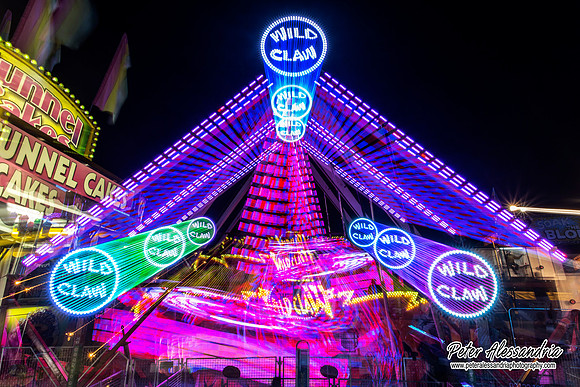 Carnival Rides at Night