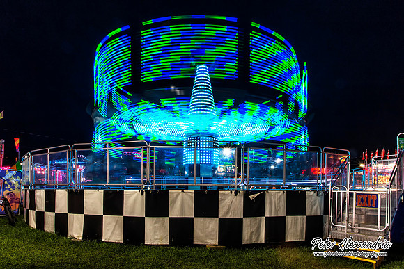 Carnival Rides at Night