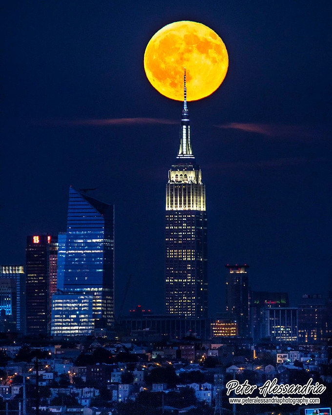 Empire State Building Sturgeon Full Moon