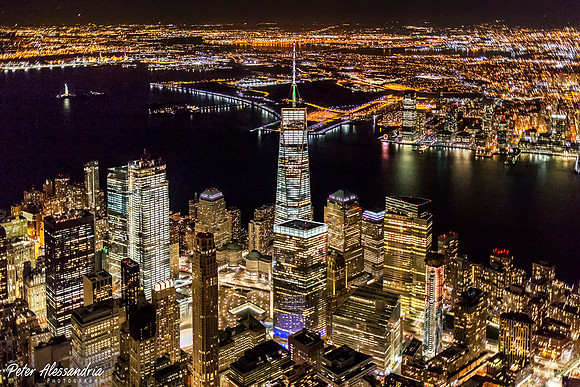 Helicopter Flight New York City Night