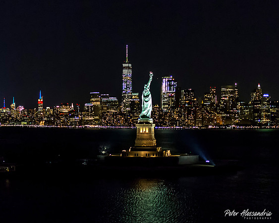 Helicopter Flight New York City Night