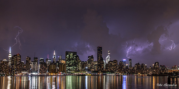 Lightning Empire State New York