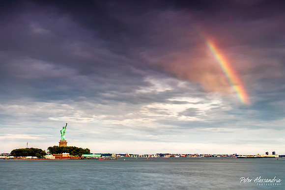 Statue of Liberty Rainbow