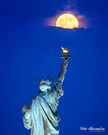 Statue of Liberty Moon