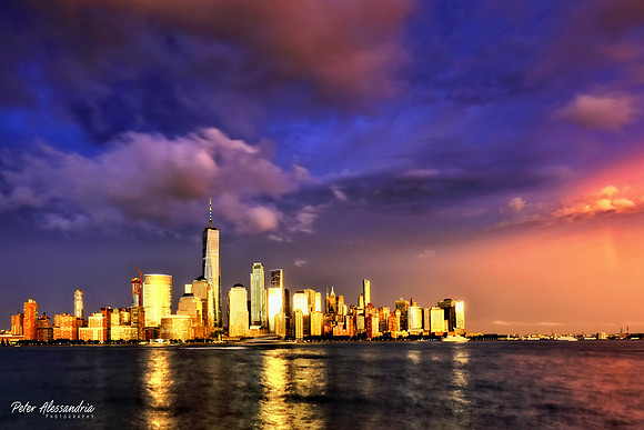 New York City Lightning Storm