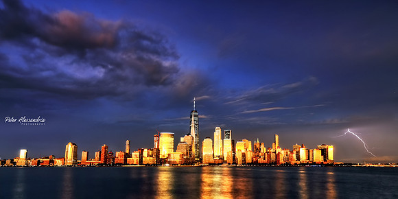 New York City Lightning Storm