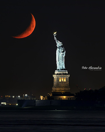 Statue of Liberty Moon