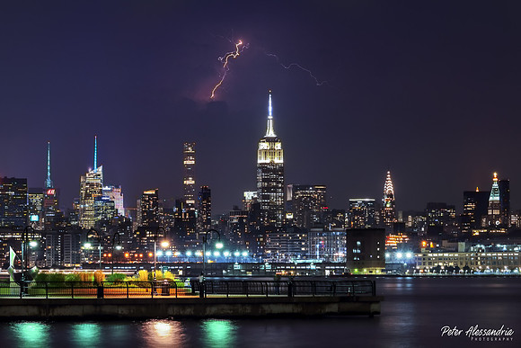 Empire State Building Lightning