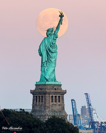 Statue of Liberty Moon