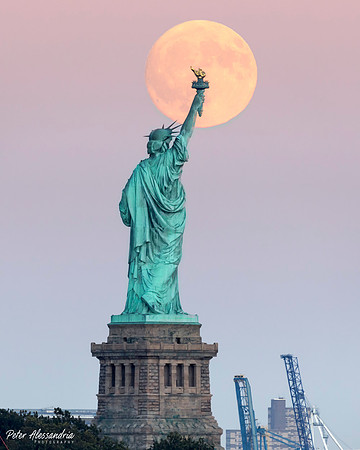 Statue of Liberty Moon