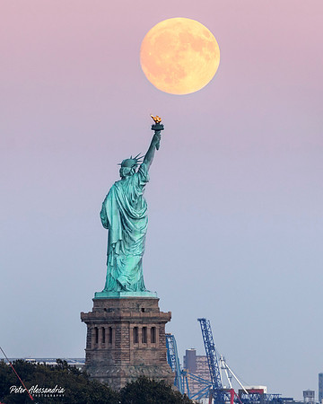 Statue of Liberty Moon