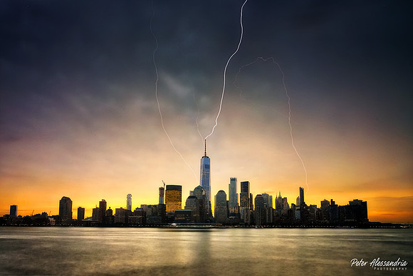 New York City Lightning Storm