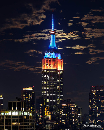 Empire State Building Harvest Moon