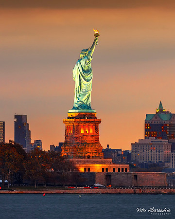 Statue of Liberty Dusk