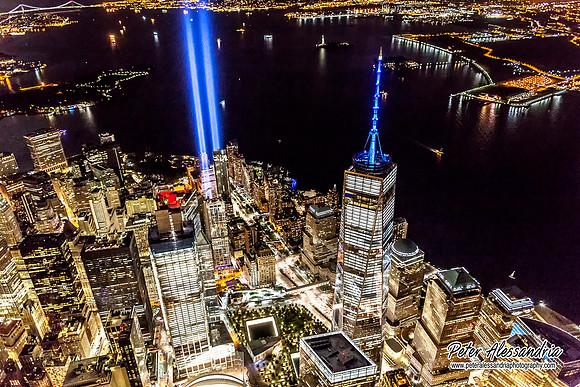 September 11th Tribute Lights 2016