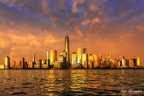 New York City Storm Sunset